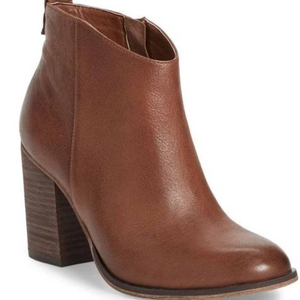 BP block heel booties